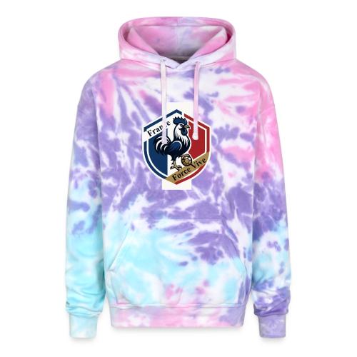 France Rooster T-Shirt, Bleu-Blanc-Rouge gift - Adult Tie Dye Hoodie