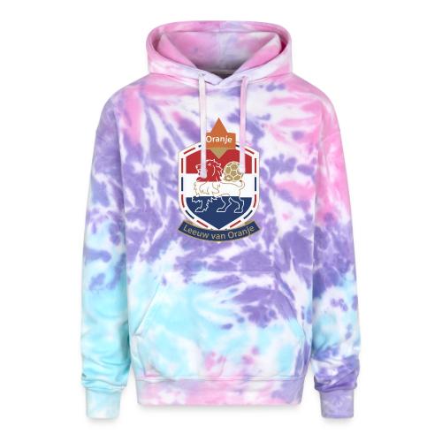 Netherlands Lion Crest T-Shirt, Dutch Badge Gift - Adult Tie Dye Hoodie