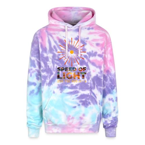 Speed of light - Adult Tie Dye Hoodie