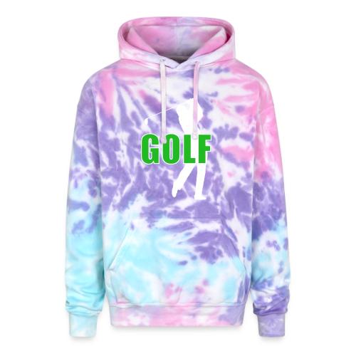 Golf: Classic Golf Motion - Adult Tie Dye Hoodie