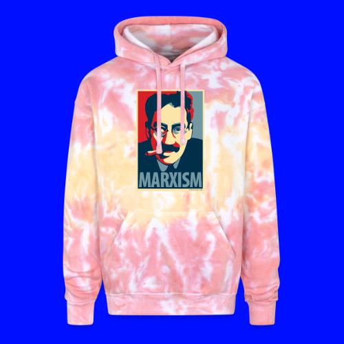 Marxism: Obama Poster Parody - Adult Tie Dye Hoodie