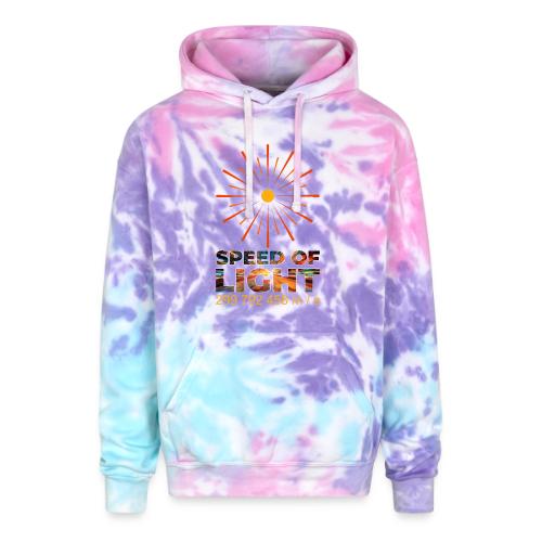 Speed of light - Adult Tie Dye Hoodie