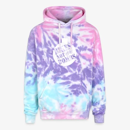 Bikes Not Bombs - Adult Tie Dye Hoodie