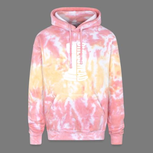 Chesshead Design for Chess Fans - Adult Tie Dye Hoodie
