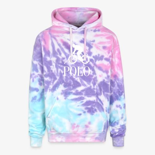 bike polo - Adult Tie Dye Hoodie