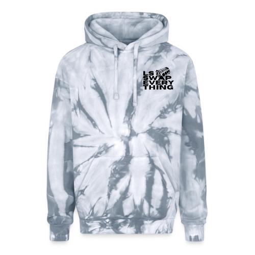 LS Swap Everything (Front & Back) - Adult Tie Dye Hoodie