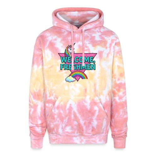 Welcome, Freshmen - Adult Tie Dye Hoodie