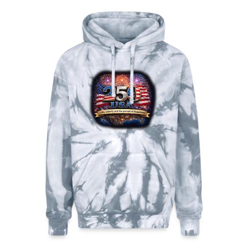 USA 250th Celebration - Adult Tie Dye Hoodie