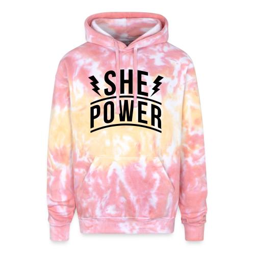 She Power - Adult Tie Dye Hoodie