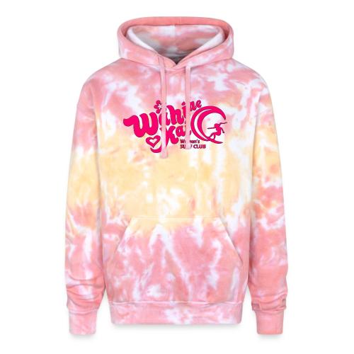 Wahine Kai Logo pink - Adult Tie Dye Hoodie