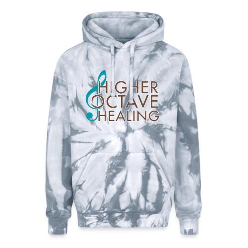 Higher Octave Healing Logo - Adult Tie Dye Hoodie