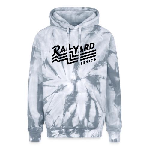 Black Railyard Logo - Adult Tie Dye Hoodie