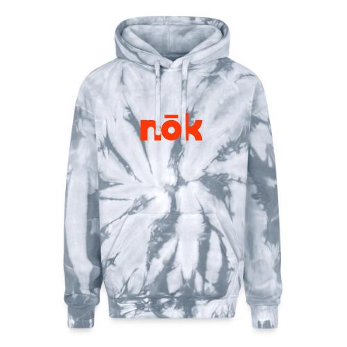 nōk Red - Adult Tie Dye Hoodie