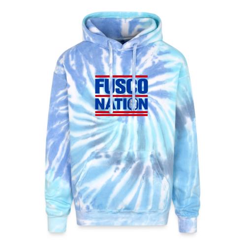 Fusco Nation with Mic (250th Show Commemorative) - Adult Tie Dye Hoodie