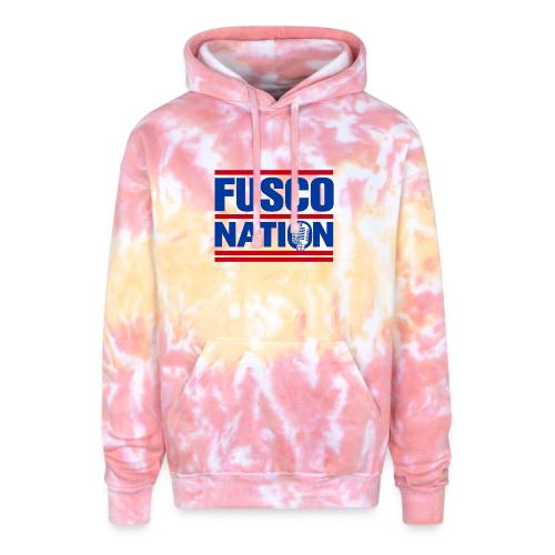 Fusco Nation with Mic (250th Show Commemorative) - Adult Tie Dye Hoodie