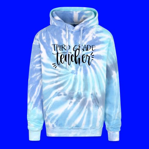 Third Grade Teacher T-Shirts - Adult Tie Dye Hoodie