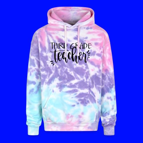 Third Grade Teacher T-Shirts - Adult Tie Dye Hoodie
