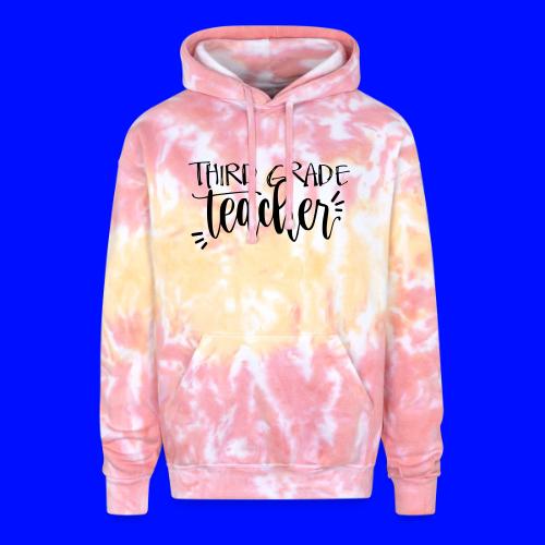 Third Grade Teacher T-Shirts - Adult Tie Dye Hoodie