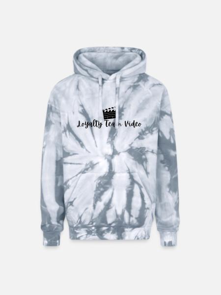 Loyalty Team Video - Adult Tie Dye Hoodie - spider silver