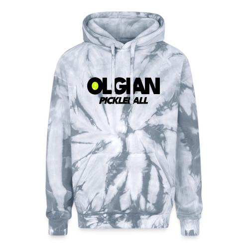 Olgian Pickleball Logo Gear - Adult Tie Dye Hoodie