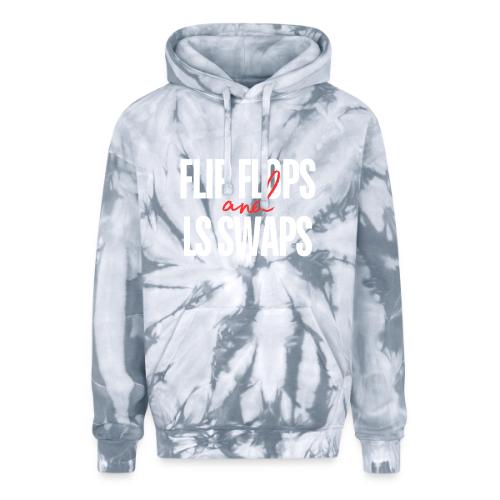 Flip Flops LS Swaps - Adult Tie Dye Hoodie
