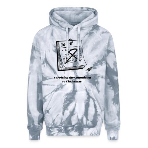 Countdown to Christmas T-Shirt - Adult Tie Dye Hoodie
