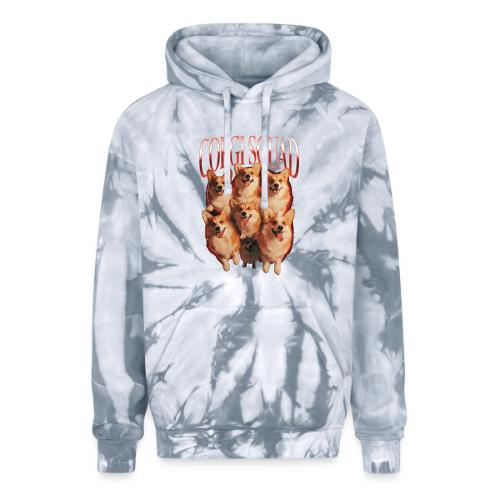 Corgi Squad Funny Dog Lover Vintage Shirt - Adult Tie Dye Hoodie