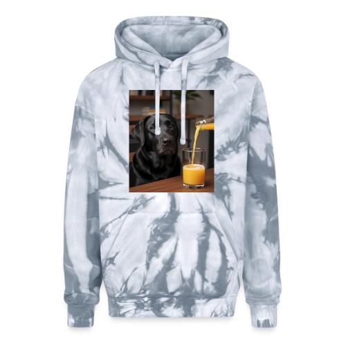 Golden Retriever Chill Juice Vibes - Adult Tie Dye Hoodie