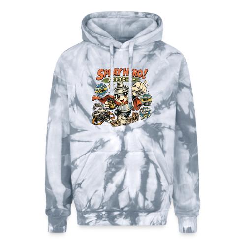 Analog Supplies Retro Film Camera Hero - Adult Tie Dye Hoodie