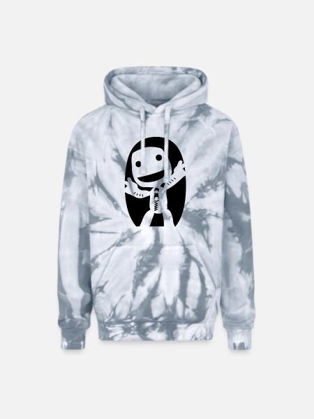 Little Big Planet - Adult Tie Dye Hoodie - spider silver