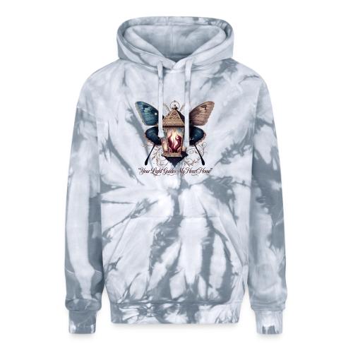 Guiding Light Eternal Flame Lantern Romance Gifts - Adult Tie Dye Hoodie