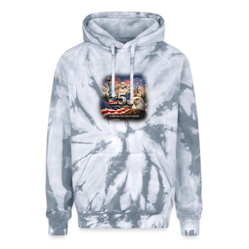 1776-2026 | Celebrating 250 Years of Freedom - Adult Tie Dye Hoodie