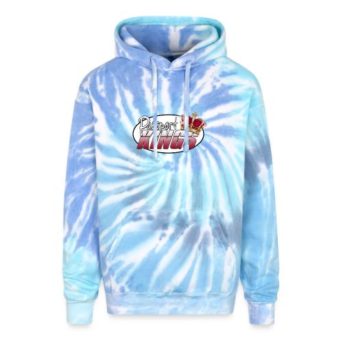 Passportkings white shirt design - Adult Tie Dye Hoodie