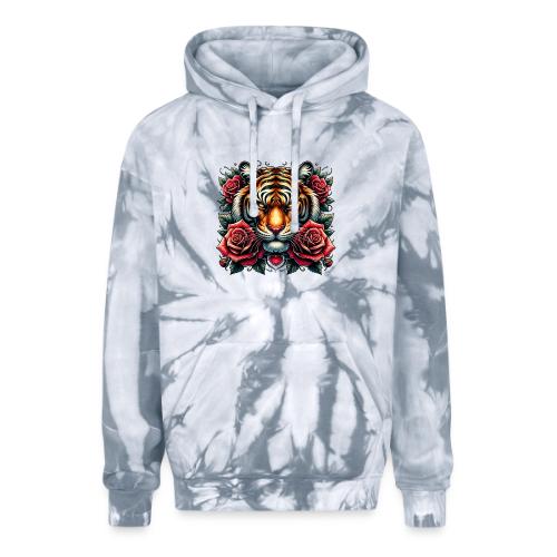 Fierce Heart Single Side - Adult Tie Dye Hoodie