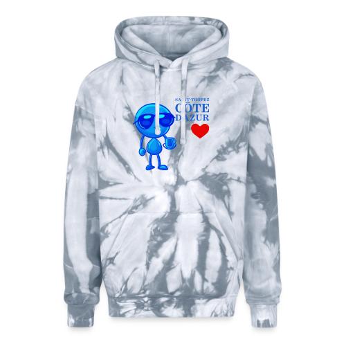 Smoon City_Saint Tropez Côte d'Azur - Adult Tie Dye Hoodie