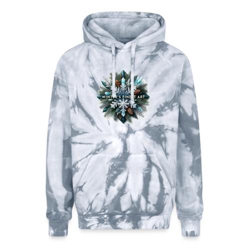 Intricate Frozen Evergreen T-Shirt - Adult Tie Dye Hoodie
