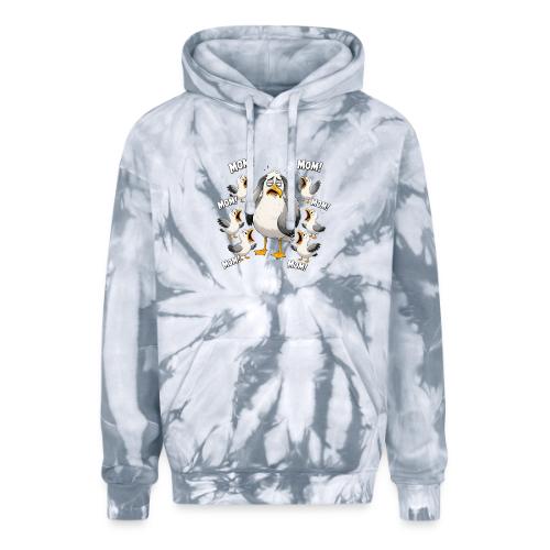 Seagull Mom Chaos - Adult Tie Dye Hoodie