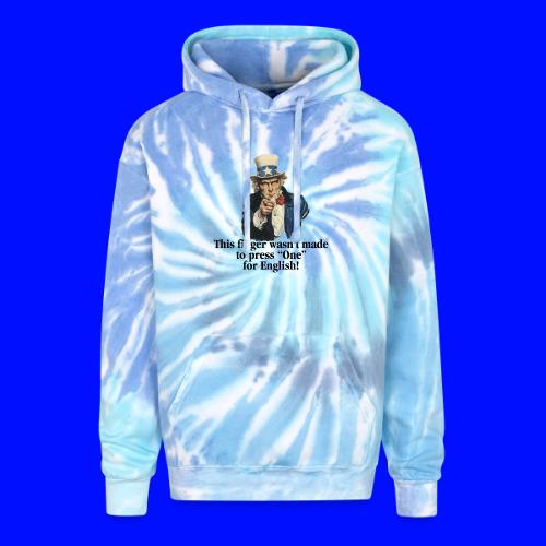 Uncle Sam - Finger - Adult Tie Dye Hoodie