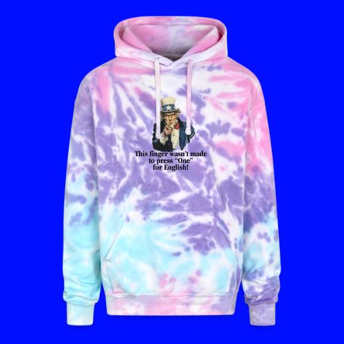 Uncle Sam - Finger - Adult Tie Dye Hoodie