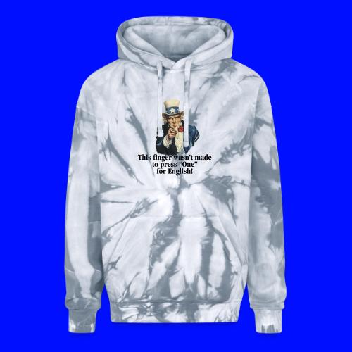 Uncle Sam - Finger - Adult Tie Dye Hoodie