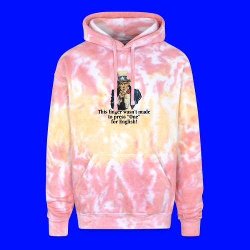 Uncle Sam - Finger - Adult Tie Dye Hoodie