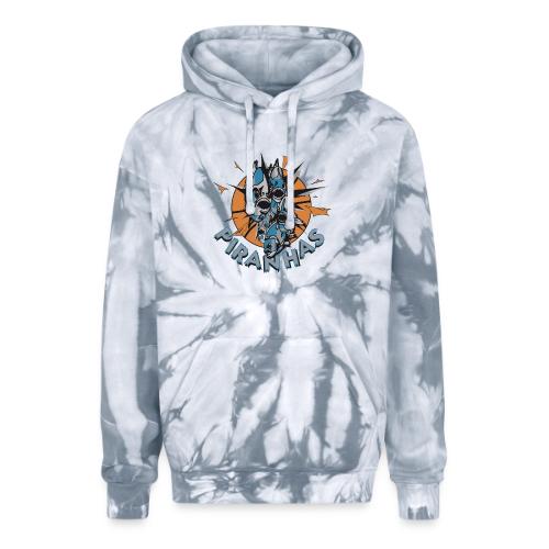 piranhas png - Adult Tie Dye Hoodie