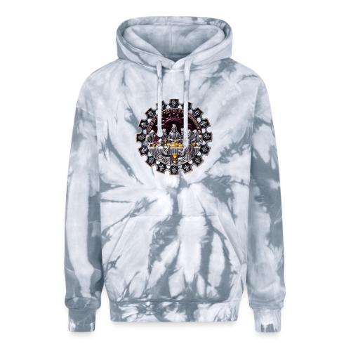 Last Supper Communion T Shirt, Faith Gift - Adult Tie Dye Hoodie
