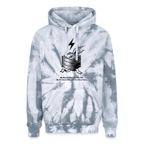Christmas Bills T-Shirt - Adult Tie Dye Hoodie