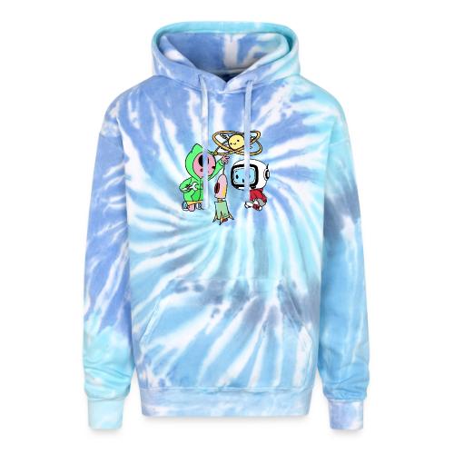 VRX Friends Spaceship - Adult Tie Dye Hoodie