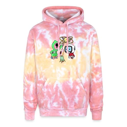VRX Friends Spaceship - Adult Tie Dye Hoodie