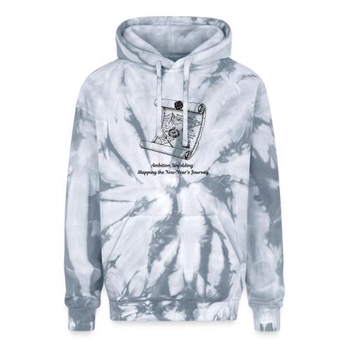 Unfolding Map of Ambition T-Shirt - Adult Tie Dye Hoodie