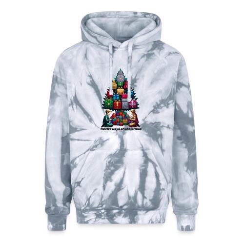 Twelve Days of Gifts T-Shirt - Adult Tie Dye Hoodie