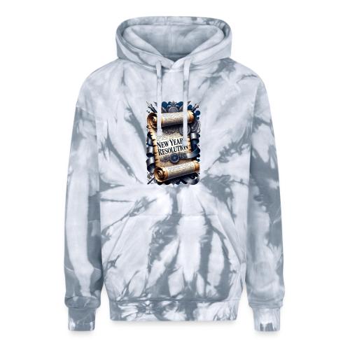 New Year's Resolution T-Shirt - Adult Tie Dye Hoodie