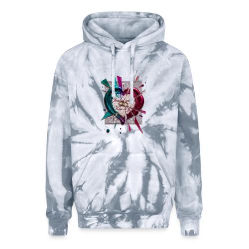 Sealed with a Kiss-Off T-Shirt - Adult Tie Dye Hoodie